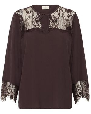 Kaffe Blouses - Marrón