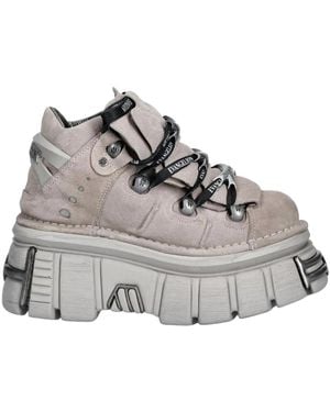 New Rock Lace-Up Boots - Gris