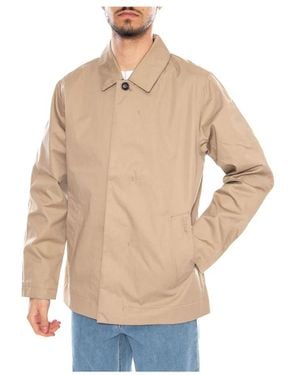 Barbour Jassen ,Bruin ,Short Roking Waterdichte Jas - Naturel