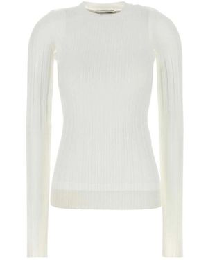 Sportmax Round-Neck Knitwear - White