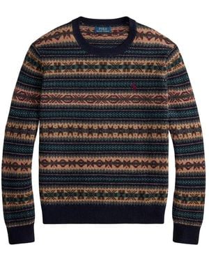 Ralph Lauren Trui Met Ronde Hals - Zwart