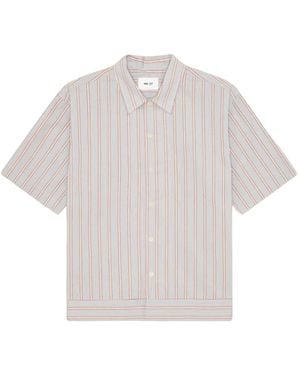 NN07 Reed 5322 Short-Sleeve Overshirt - Wit