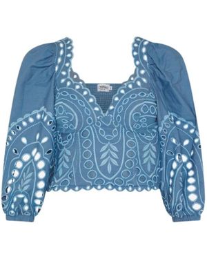 Charo Ruiz Bass Top - Blau