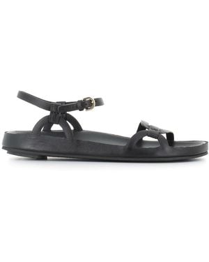 Roberto Del Carlo Flat Sandals - Black