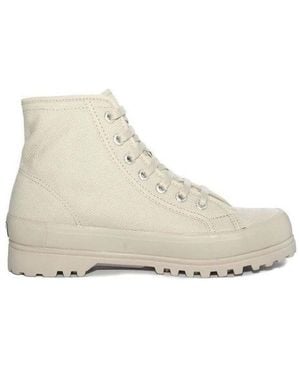 Superga Schoenen ,Grijs ,Katoen 2341 Alpina - Wit