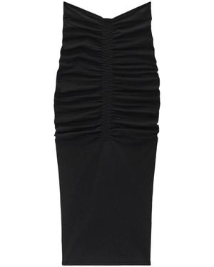 Alexander Wang Rokken ,Zwart ,Gerimpelde Maxi Rok