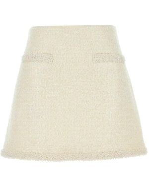 Self-Portrait Short Skirts - Bianco