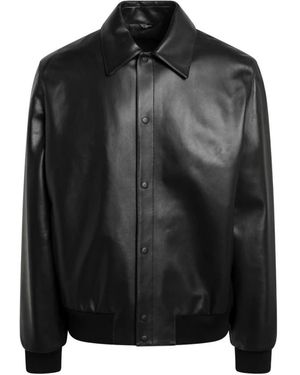 Fendi Leather Jackets - Black