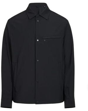 ARMANI EXCHANGE Jassen ,Blauw ,Giacca Con Taschino Chiusura Con Bottoni Colletto Classico