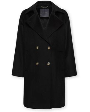 Elena Miro Double-Breasted Coats - Nero