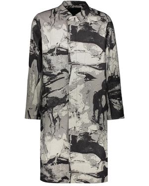 ISO.POETISM Single-Breasted Coats - Grey