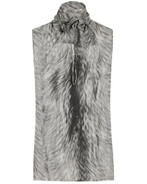 Dolce & Gabbana Sleeveless Tops - Grey