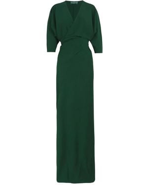 Cortana Wrap Dresses - Green