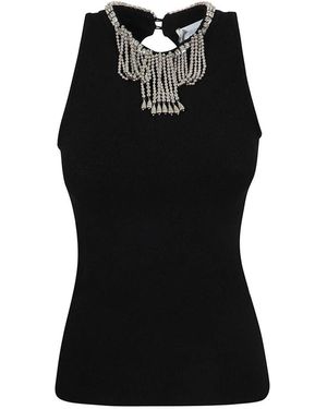 Rabanne Sleeveless Tops - Black