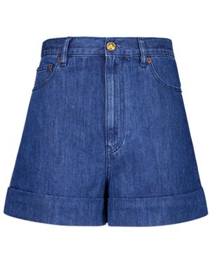 Valentino Garavani Denim Shorts - Blue