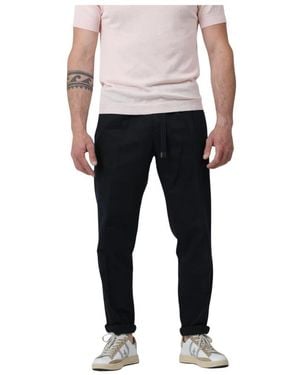 White Sand Slim-Fit Trousers - Grey