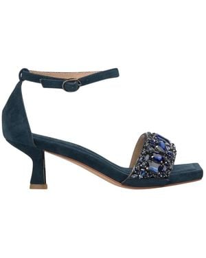 Alma En Pena. High Heel Sandals - Blue