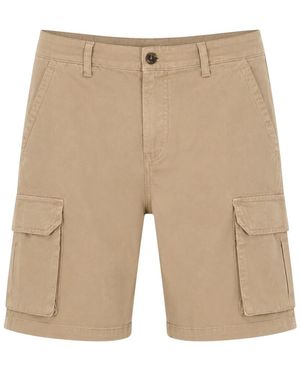 40weft Korte Broeken ,Katoen Bermuda Cargo Nick - Naturel