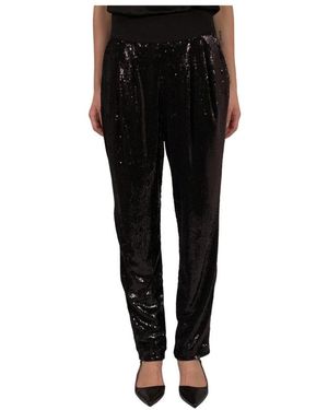 P.A.R.O.S.H. Broeken ,Zwart ,Polyester Tapered Broeken