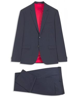HUGO Single Breasted Suits - Blu