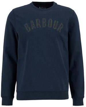 Barbour Berwick Crew Neck Sweatshirt - Blau