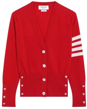 Thom Browne Cardigans - Rojo