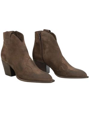 Ovyè Schoenen ,Bruin ,Cowboylaarzen