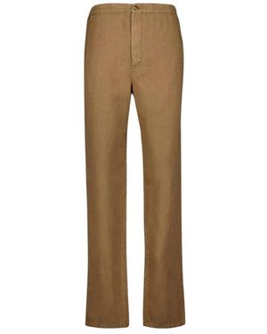 Boglioli Straight Trousers - Natural
