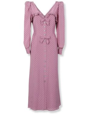 Alessandra Rich Midi Dresses - Purple