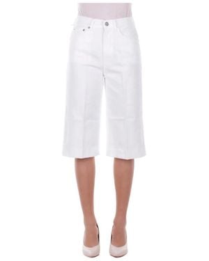 Dondup Long Shorts - White