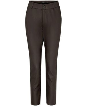 Btfcph Leather Trousers - Grey