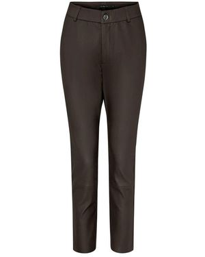 Btfcph Broeken ,Grijs ,Leer Cropped Stretch Leggings