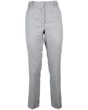 Marella Straight Trousers - Grey