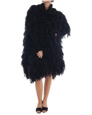 Dolce & Gabbana Faux Fur & Shearling Jackets - Black