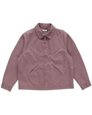 Pop Trading Co. Twilight Mauve Full Zip Jacke - Lila
