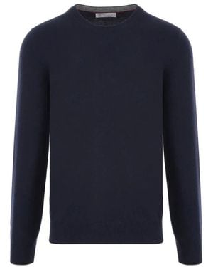 Brunello Cucinelli Truien & Vesten ,Blauw ,Cashmere Truien