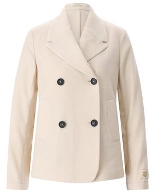 Massimo Alba Double-Breasted Coats - Neutro