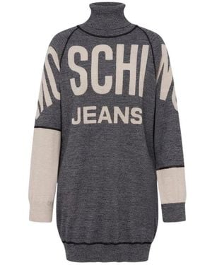 Moschino Knitted Dresses - Grey