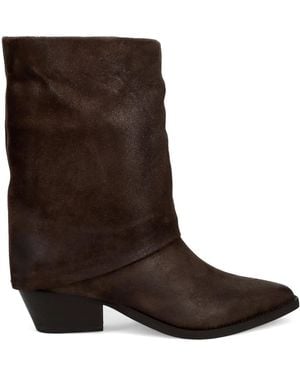 Julie Dee Cowboy Boots - Brown