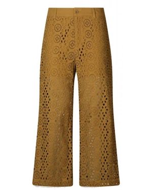 Liu Jo Sangallo Cropped Broeken - Naturel