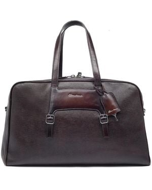 Santoni Weekend Bags - Black