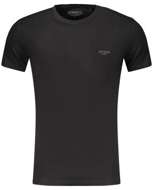 Guess Tops ,Zwart ,Katoen Katoenmix T-Shirt