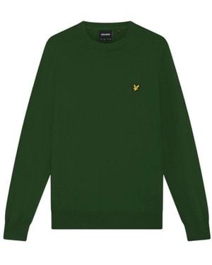 Lyle & Scott Round-Neck Knitwear - Verde
