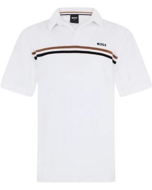 HUGO Polo Shirts - White