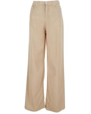 Roy Rogers Wide Jeans - Neutro