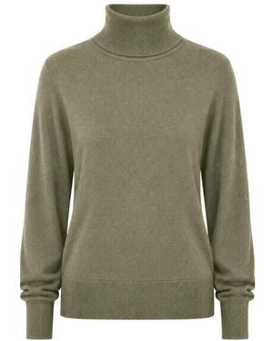 Twinset Truien & Vesten ,Groen ,Wol Maglione Dolcevita