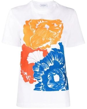Ferragamo T-Shirts - Blue