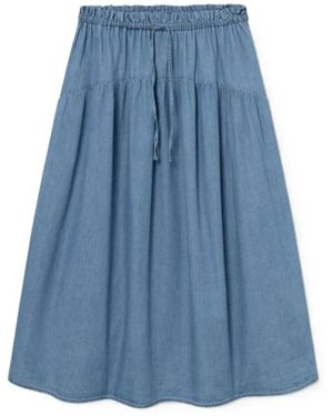 SOSUE Denim Skirts - Bleu