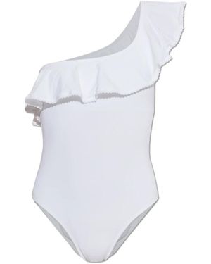 Melissa Odabash Badmode ,Wit ,Tennessee One-Piece Badpak - Blauw