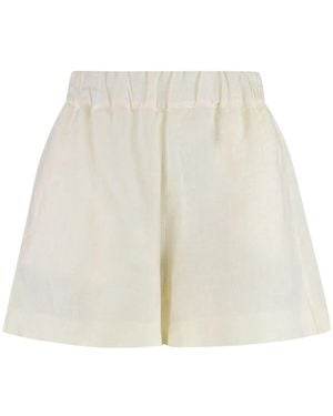 120% Lino Short Shorts - Natural